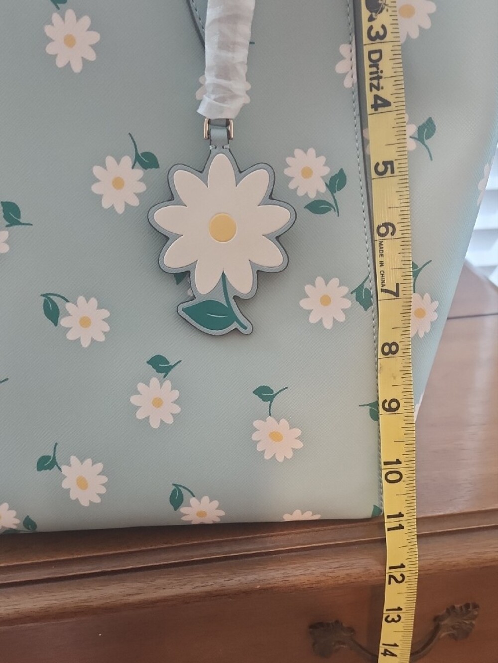 kate spade blue daisy print tote - Picture 15 of 15